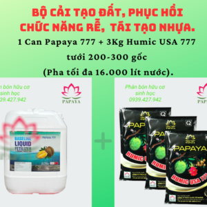Bộ cải tạo đất, phục hồi chức năng rễ,  tái tạo nhựa.